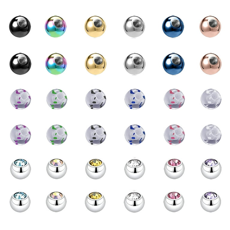 Replacement balls for body hotsell jewelry