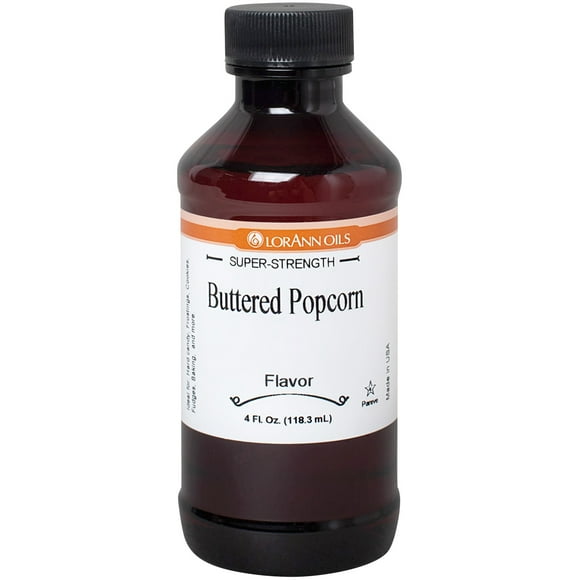 LorAnn Oils 4 oz. Buttered Popcorn Super Strength Flavor