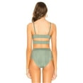 thumbnail image 2 of Tavik Womens Pernille High Waist Bikini Swim Bottom, Green, Large, 2 of 2