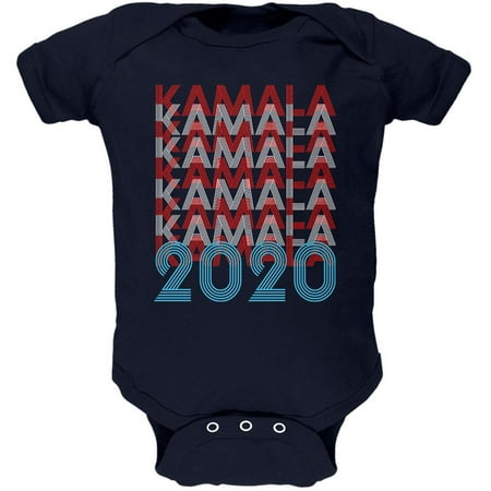 

Election 2020 Kamala Harris President Vintage Style Soft Baby One Piece Navy 12-18 M