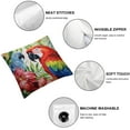 thumbnail image 4 of COMIO JES&amp;MEDIS Home Decorative Square Throw Pillowcase Cute Birds Parrot Cartoon Patten Cushion Pillows Cover,2pc, 4 of 6