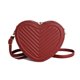 thumbnail image 2 of Bolso bandolera con forma de corazón para mujer | Bolso de hombro de piel sintética | Bolso compacto para teléfono, cartera y cosméticos | Correa ajustable para uso casual de día o de noche, 2 of 7