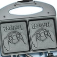 thumbnail image 2 of Disney Lilo & Stitch Sun Sand Sea Sandwich Maker - Dual Sandwich Maker - Disney Kitchen Appliances - Features Non-Stick Cooking Plates - Panini Machine - Imprints Mickey Mouse Image, 2 of 6
