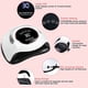 thumbnail image 5 of Lámpara UV para uñas, secador de uñas profesional automático UV LED de 180 W, 4 temporizadores (10/30/60/99 segundos), pantalla LCD grande, base magnética desmontable, para esmalte de uñas semipermane, 5 of 5