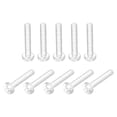 thumbnail image 1 of Unique Bargains M2x16mm Plastic Phillips Bolts PC Pan Head Machine Screws Transparent 50 Pack, 1 of 5