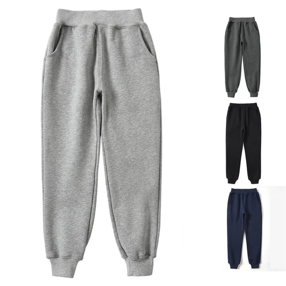 Boy Sweatpants Lightweight Joggers for Boys with Pockets High Waist Athletic Sweatpants 16-17 Years