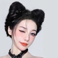 thumbnail image 1 of Perruque Oreilles de Chat Cheveux Beigne Chignon Clip en Chignon Désordonné Chignon Espace Pièces de Cheveux Oreilles de Chat Extensions de Cheveux Accessoire Perruque Queue de Cheval Postiches pour Femmes Filles, Perruque pour Femmes 0.00, 1 of 6