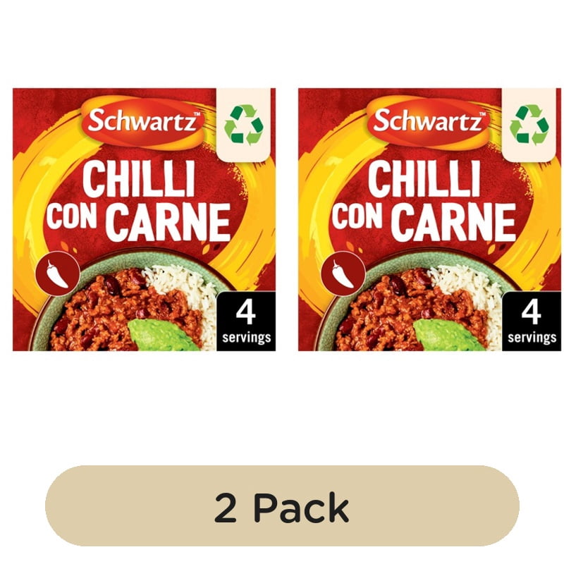 Schwartz Chilli Con Carne Mix 41g, British Import (Pack of 2)