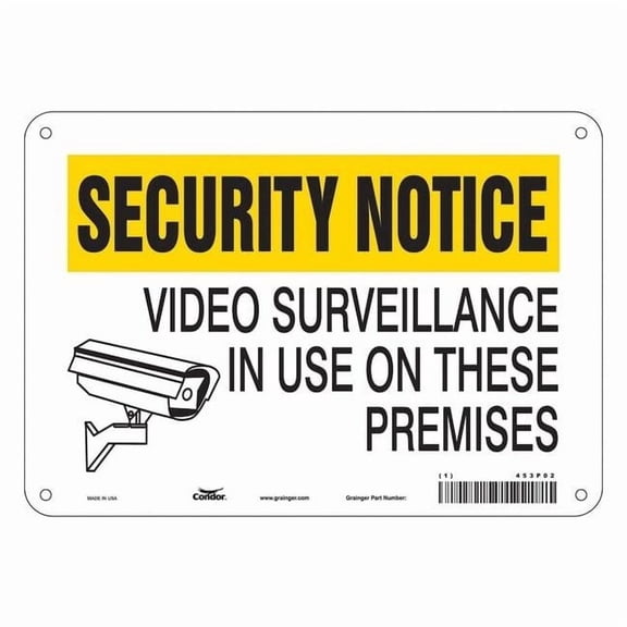 Condor Safety Sign,7 in x 10 in,Aluminum 453P02