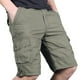 thumbnail image 1 of Mens Pantalones Casuales Moda Cómodo Bolsillo Sólido Cintura Cordón Pantalones Cortos Regulares, Pantalones Cortos de Verano Ligeros, 1 of 4