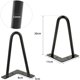 thumbnail image 3 of Juego de 4 Patas para Mesa, 20cm DIY Muebles de Metal Patas - Negro esquí esquí Gafas de esquí, 3 of 5