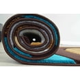 thumbnail image 2 of Premium Hand Carved Abstract Modern Rug Contemporary Colorful Thick Carpet Design 1062 (5'2"x7'5",Mocha), 2 of 6