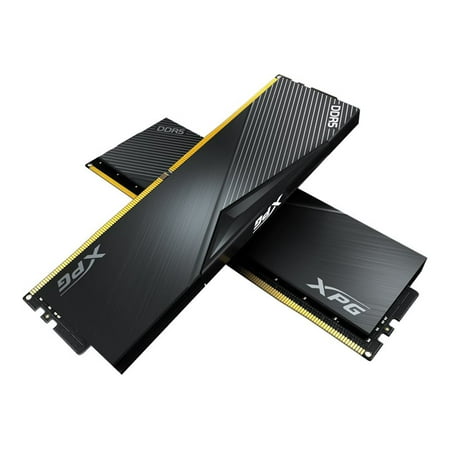 ADATA - XPG Lancer AX5U5200C3816G-DCLABK 32GB (2PK X 16GB) 5200MHz DDR5 Desktop Memory Kit - Black
