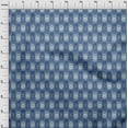 thumbnail image 4 of oneOone Cotton Flex Medium Blue Fabric Abstract Craft Projects Decor Fabric Printed By The Yard 40 Inch Wide, 4 of 5