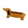thumbnail image 1 of Maceta Dachshund Maceta de Resina Maceta para Plantas Ornamentales Figura Animal Coleccionable Escultura Decorativa Adecuada para Escritorio Casa Ofic, 1 of 9