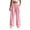 Pink, variant on Tsivenald Pants for Women Wide Leg High Waisted Drawstring Pleated Trousers Pants Summer Casual Sweatpants with Pockets