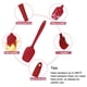 thumbnail image 3 of 4uds Silicona Espátula Calor Resistente Sin-Rayones Cocina Goma Torneros Anti-adherente Espátula para Cocinar Hornear y Mezclar rojo, 3 of 7