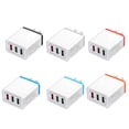 thumbnail image 2 of QC3.0 Cargador rápido de pared 3 USB multipuerto 5V / 9V / 12V Cargador inteligente para teléfono de viaje 3 puertos Enchufe de EE. UU. kenally DZ5231-01B, 2 of 2