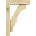 thumbnail image 3 of Ekena Millwork 6"W x 24"D x 36"H Balboa Block Rough Sawn Bracket w/ Offset Brace, Douglas Fir, 3 of 25