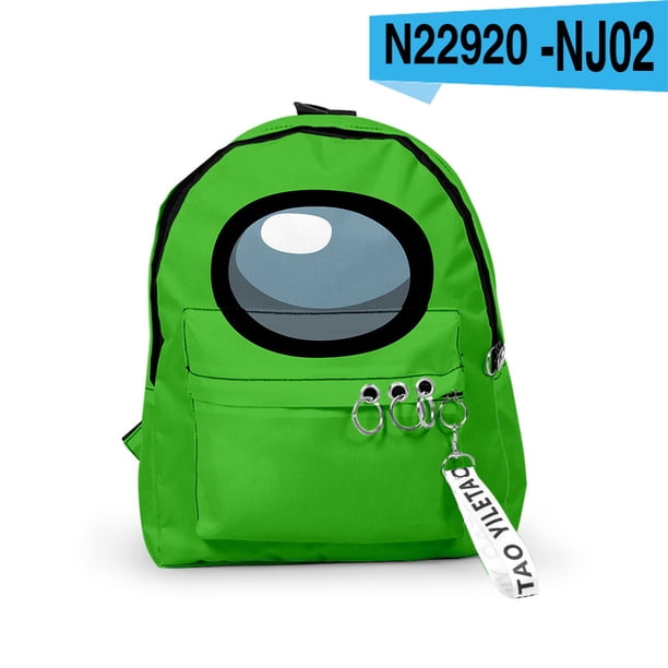 among us kids backpack set (3PC) Imposter below 20L Material Among Us Kids Backpack: U