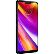 LG G7 ThinQ LMG710ULM - 4G smartphone - RAM 4 GB / Internal Memory 64 GB - microSD slot - 6.1" - 3120 x 1440 pixels - 2x rear cameras 16 MP, 16 MP - front camera 8 MP - New Aurora Black