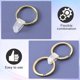 thumbnail image 4 of 200 Clips de Plástico para Llaveros, Conector de de Acrílico, Clips de Transparentes para Manualidades, Accesorio para, 4 of 7