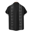 thumbnail image 7 of ZVAVZ Mens Cuban Collar Shirts Summer Guayabera Button Down Shirt Short Sleeve Oversized Vacation Tops Summer Lightweight Resort Wear Black XXXL, 7 of 7