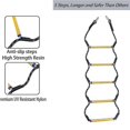 thumbnail image 2 of Boat Rope Ladder - 5step Marine Rope Ladder, Portable Boat Folding Ladder For Inflatable Boat, Kayak, Motorboat, Canoeing, 2 of 4