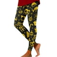 thumbnail image 1 of Gibobby Pantimedias Termicas Mujer Invierno Leggings para mujer Moda Entrenamiento Leggings Navidad Impresión Color Bloque Pantalones Elástico Leggings (Amarillo, S), 1 of 5