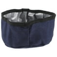 thumbnail image 1 of ADDHAT Bowl Plegable Para Perros Pequeño En Azul Oscuro Con Materiales Resistentes Y Portable Para Viajes, 1 of 6