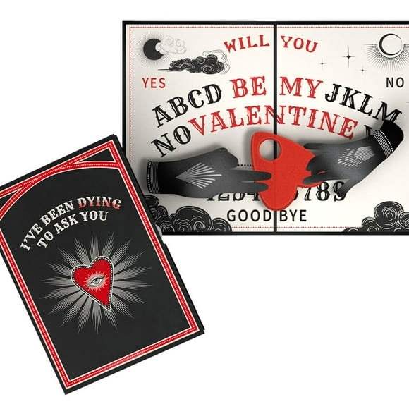 Tarjeta desplegable Lovepop Dying to Ask You Valentine, 5 x 7 pulgadas