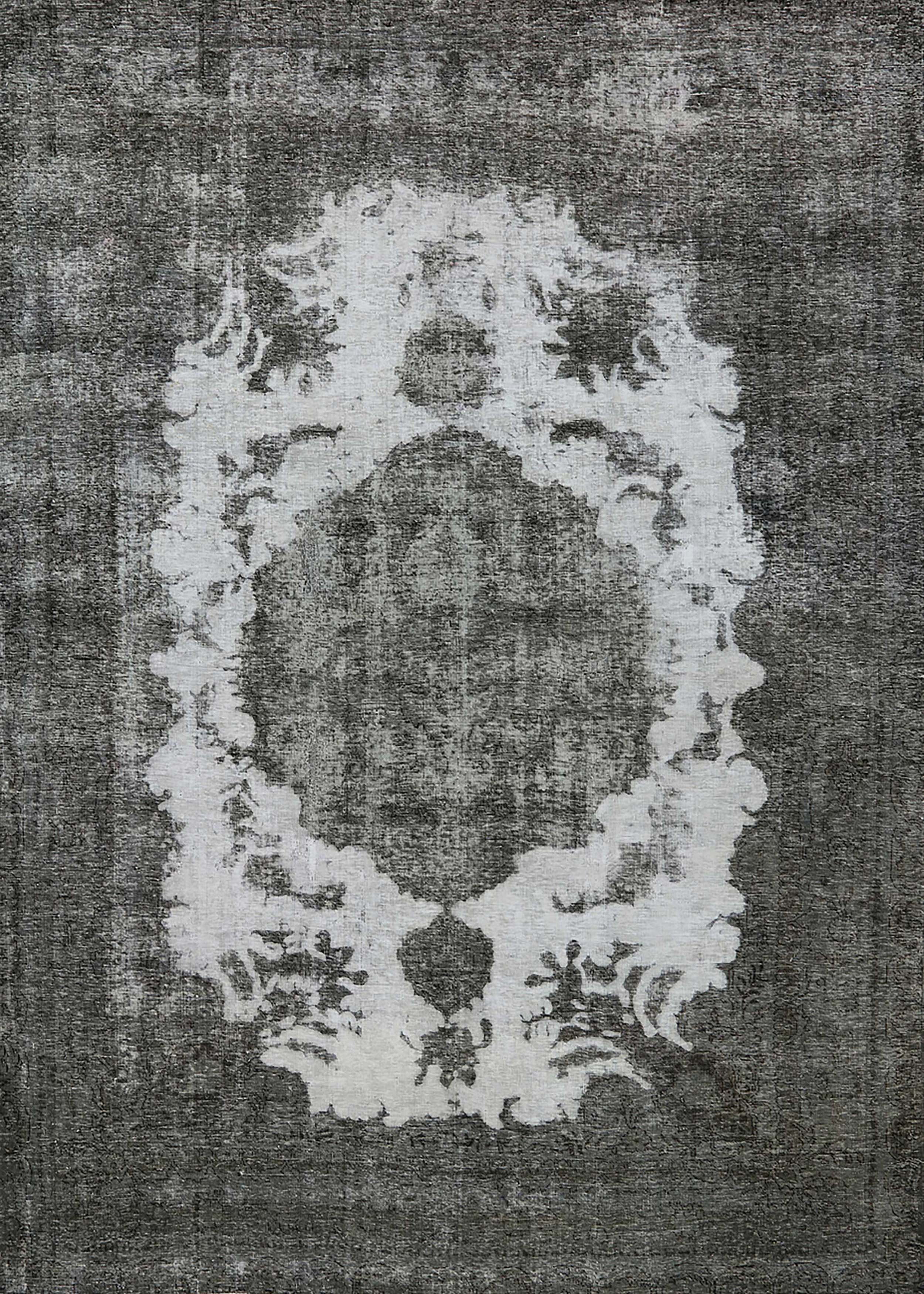 Ahgly Company Indoor Rectangle MidCentury Modern Charcoal Gray