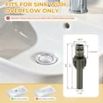 thumbnail image 6 of Wowow 3 Hole 8 in. Widespread Double Handle High Arc Bathroom Faucet with Drain Kit Included and Supply Line in Chrome, 6 of 8