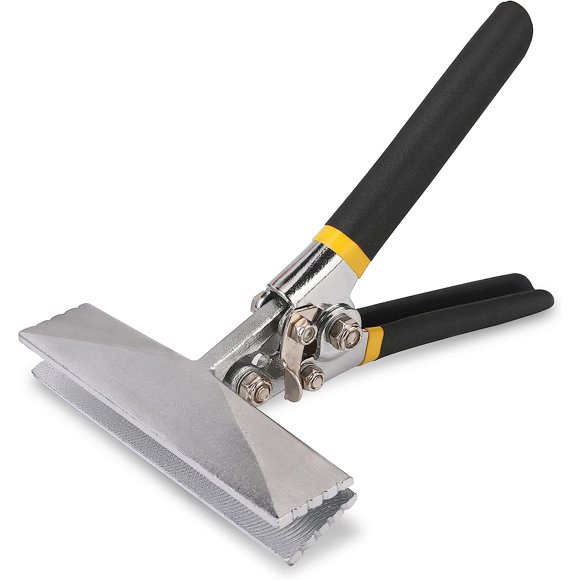 Woeilo Sheet Metal Hand Seamer, 6 Inch Straight Jaw Sheet Bender Tools for Flattening Metal,Double Dipped Cushion Handle
