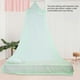 thumbnail image 4 of Elegant Lace Princess Kids Bed Canopy Curtain Mosquito Netting for Girls Room Bedding (Green), 4 of 4