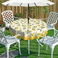 thumbnail image 2 of Lemon Outdoor Tablecloth with Umbrella Hole 60" x 60" Waterproof Zipper Table Cloth for Patio Table - Ideal Tablecloths for Picnics, Camping, and Yard Use, 2 of 6