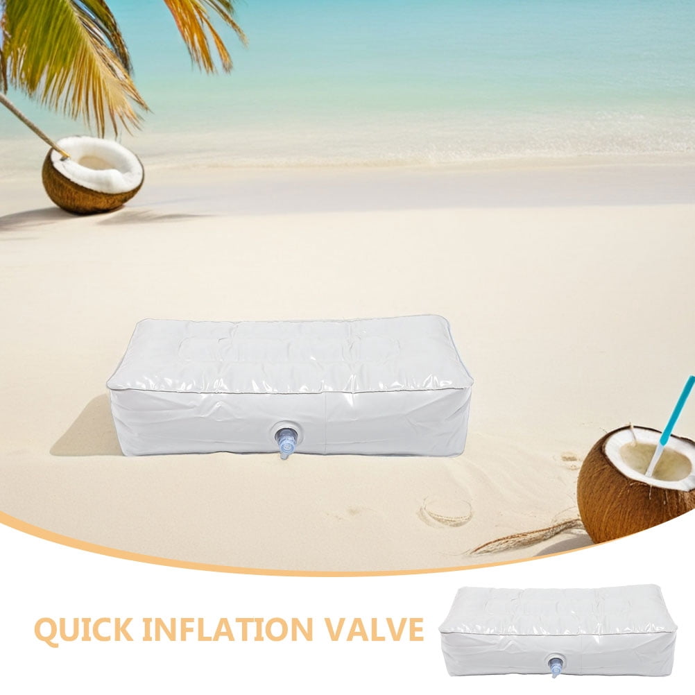 AURARMLET 2Pcs Foldable Portable Kayak Seat Cushion Pad Inflatable Water Resistant for Fishing