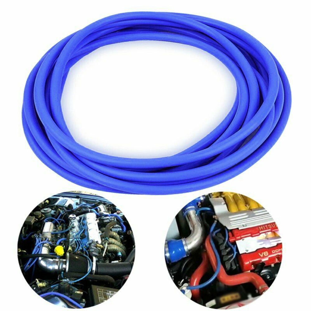 16.4ft 5M 3mm Silicone Vacuum Tube Hose Silicone Tubing Blue For Car Auto Truck 