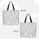 thumbnail image 2 of Easygdp Black White Music Bolsa Tote para Mujer, Bolso de Hombro para Trabajo, Playa, Viajes, Compras y Supermercado, 2 of 7