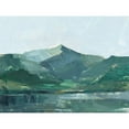thumbnail image 3 of Harper, Ethan 18x15 Black Modern Framed Museum Art Print Titled - Green Grey Mountains I, 3 of 5