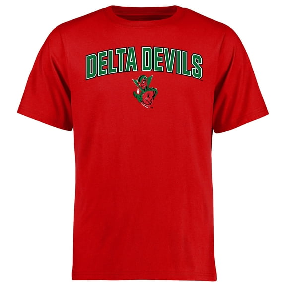 Men's Red Mississippi Valley State Delta Devils Proud Mascot T-Shirt