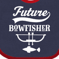 thumbnail image 4 of Inktastic Bowfishing Future Bowfisher Boys Baby Bib, 4 of 4