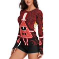 thumbnail image 2 of Gravity Falls Women's Sunscreen Shirt Long Sleeve Workout Tops Crewneck Soft Comfy Tees Casual T-Shirt XL, 2 of 7