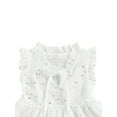 thumbnail image 3 of Robe Sans Manches pour Enfants avec Volants, Col Rond Longueur Moyenne Robes de Princesse pour Filles, 3 of 6