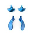 ZYController Metal Paddles Replacement, 4Pcs Game Controller Trigger Locks for PS5 Edge