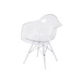 thumbnail image 3 of Heavenly Collection Clear Acrylic Bucket Chairs, 3 of 3