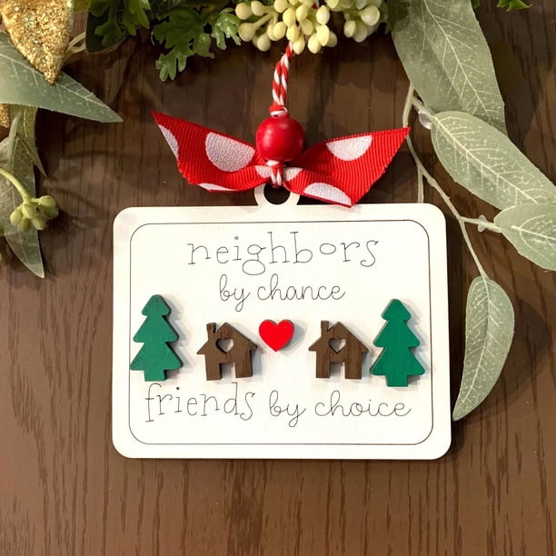 Regalos para Amigos Vecinos Por Casualidad Amistad Por Elección un Regalo para Vecinos Y Amigos Regalos para Vecinos