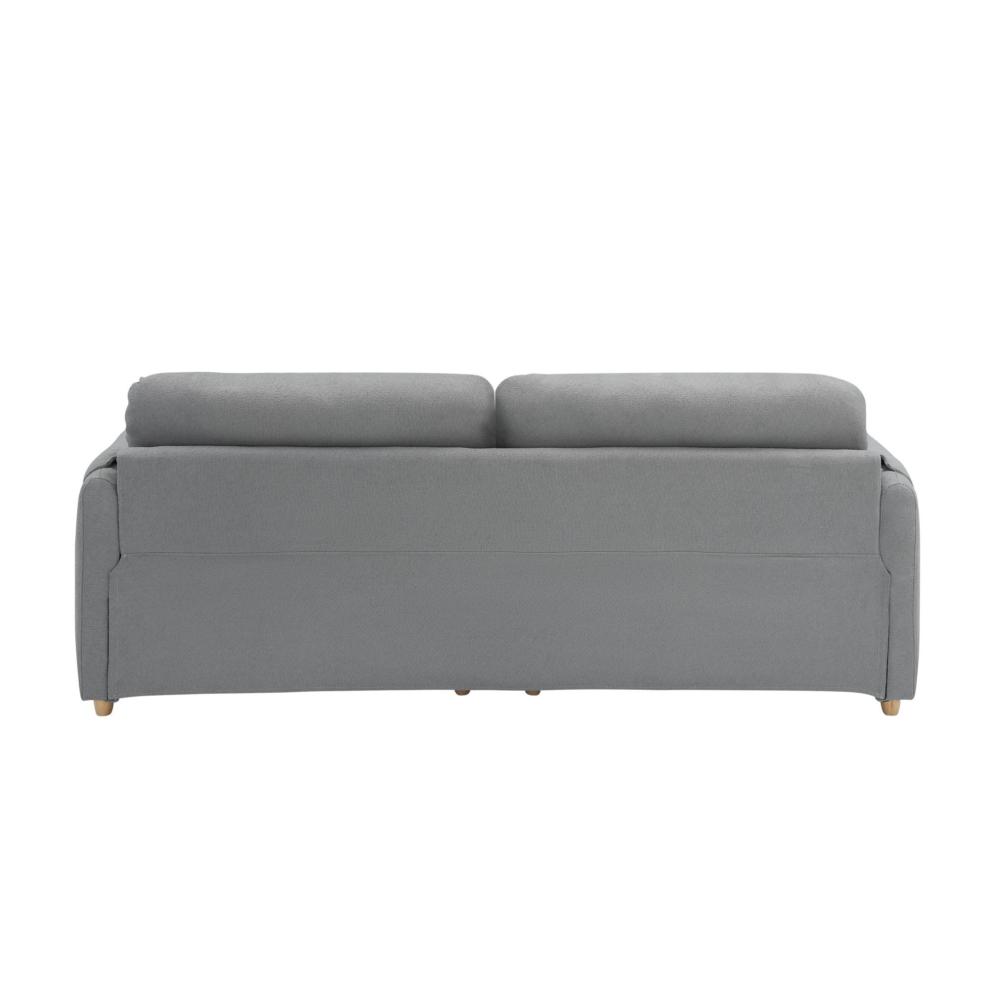 79" Multi-functional Storage Loveseat Sofa Couch,Teddy Upholstered 3 Seat Sofa for Living Room,Bedroom,Office,LIGHT GREY