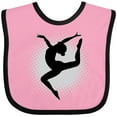 thumbnail image 3 of Inktastic Ballet Dancer Silhouette Ballerina Girls Baby Bib, 3 of 4