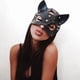 thumbnail image 4 of Máscaras de piel para mujer, máscara de máscaras para mujer, máscaras de Halloween para adultos, máscara de media cara de animales, 4 of 5